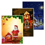 christmas wallpaper android application logo